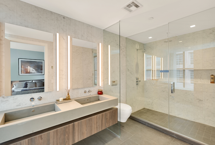 5 alluring apartments with glasswalled showers